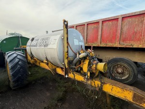 stainless steel tanker/ bowser with pump.